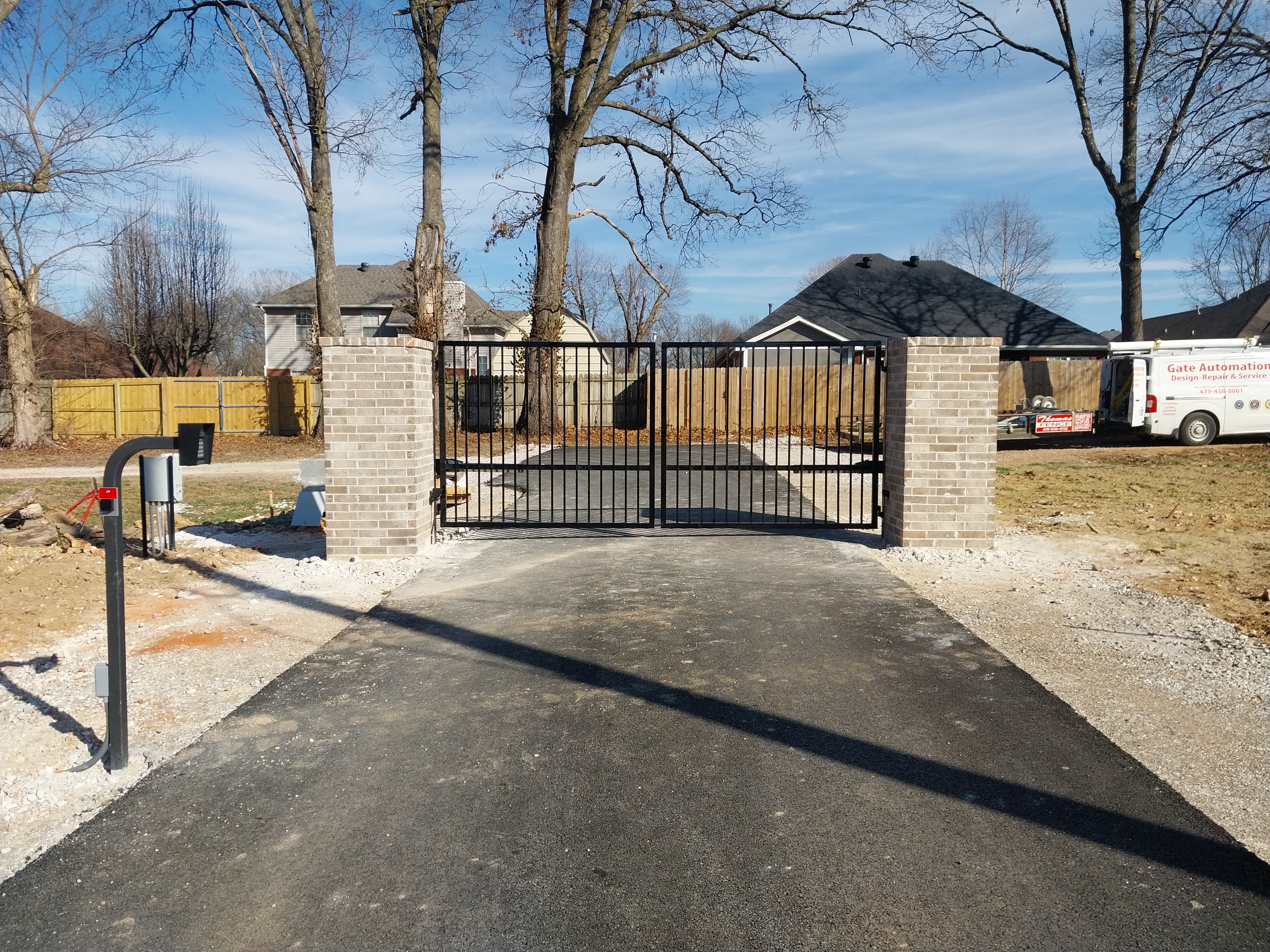 Estate gate — Thomas Fence, Bentonville, Arkansas