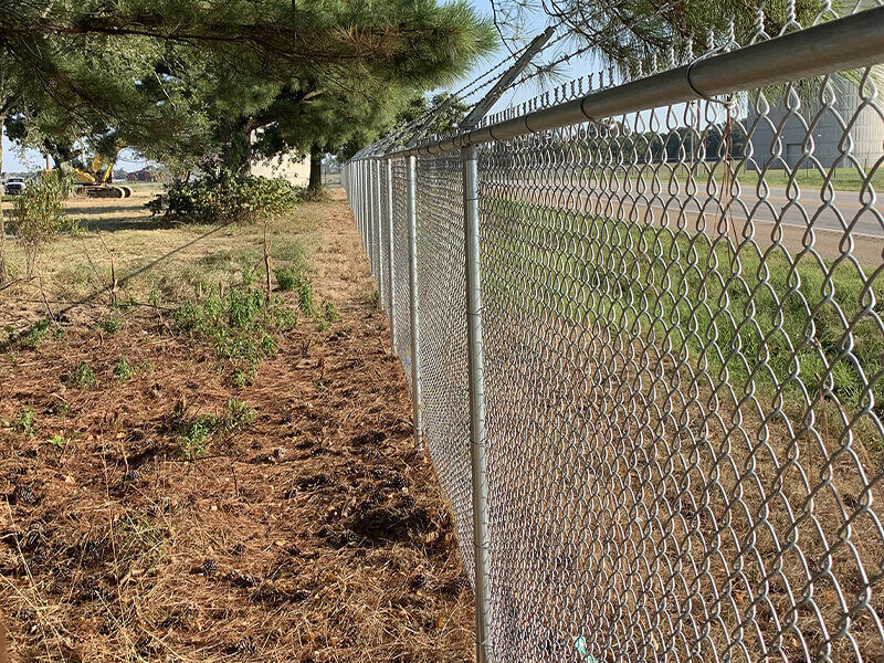 Commercial chain link fence — Thomas Fence, Bentonville, Arkansas