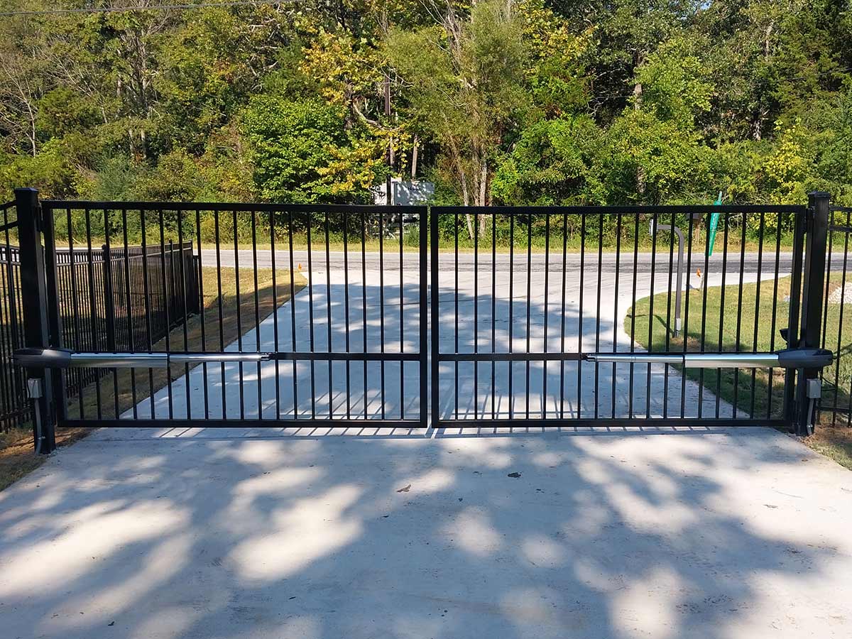 Residential wood fence installed by Thomas Fence in Springdale, Arkansas