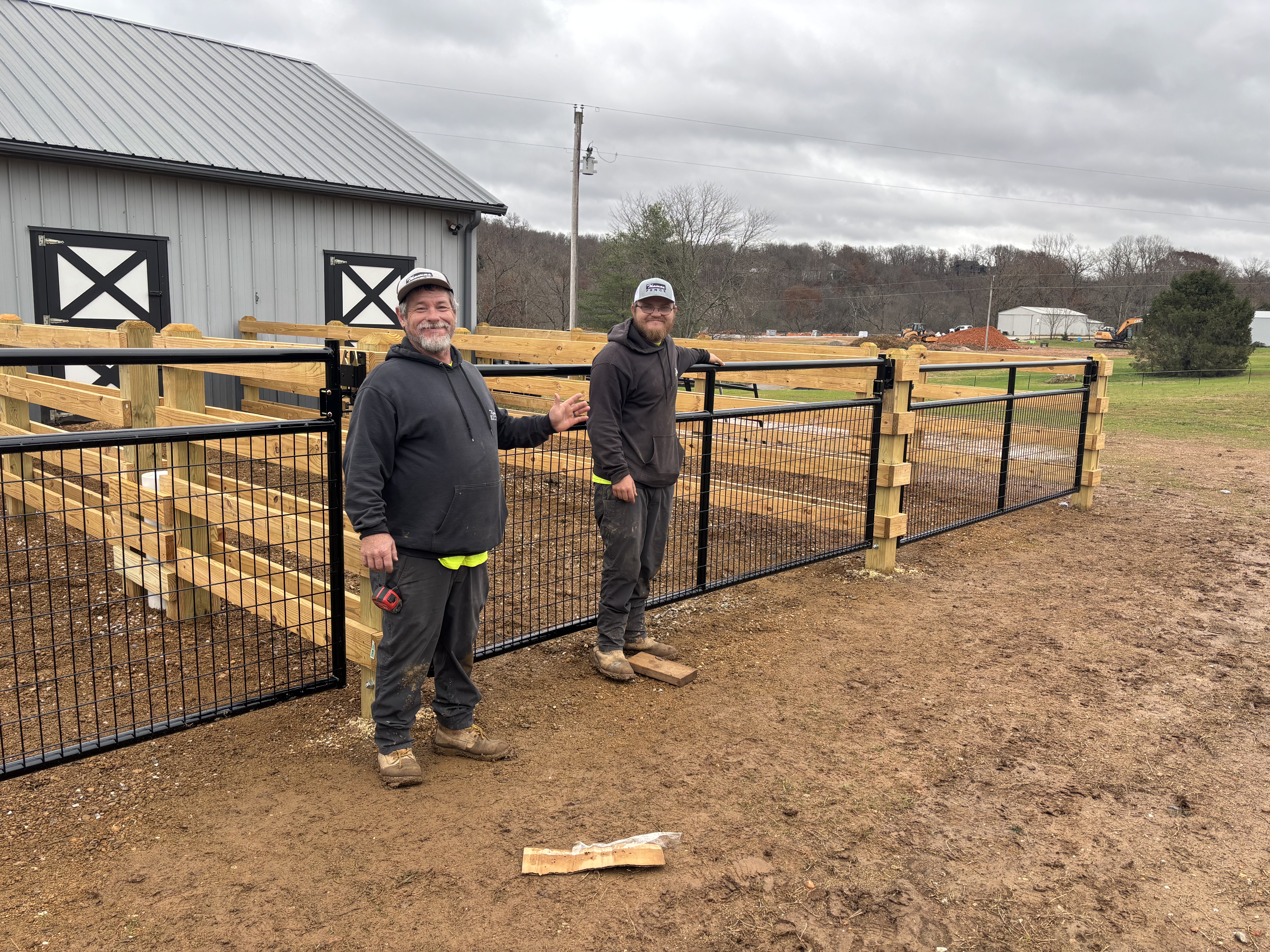 Equine fence at horse property — Thomas Fence, Bentonville, Arkansas