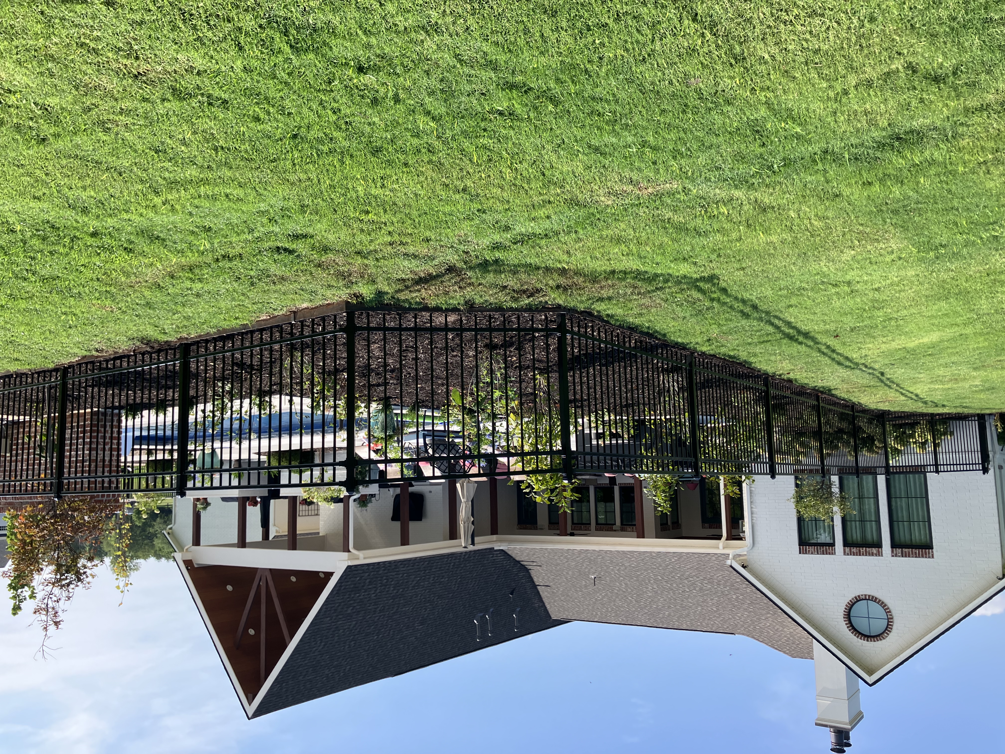 Ornamental steel pool fence installation — Thomas Fence, Elm Springs, Arkansas