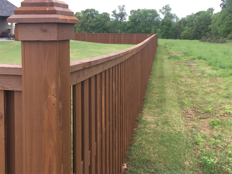 Residential wood fence — Thomas Fence, Bentonville, Arkansas