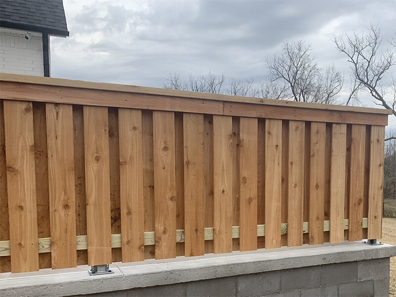 Residential wood fence — Thomas Fence, Bentonville, Arkansas