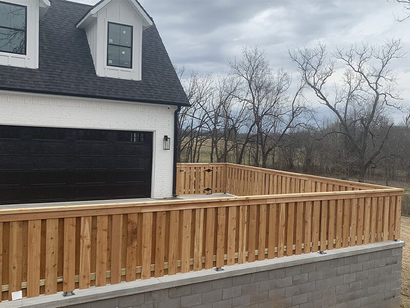Residential wood fence — Thomas Fence, Bentonville, Arkansas